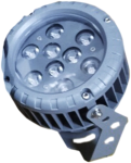 Đèn LED Spot Light 18W ánh sáng vàng rọi cột nhà.